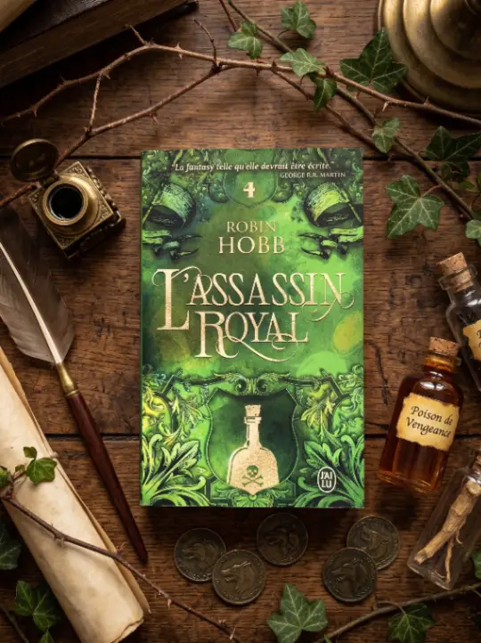 Couverture de L'ASSASSIN ROYAL LE POISON DELA VENGEANCE Tome 4