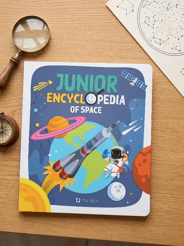 Couverture de Junior Encyclopedia of space