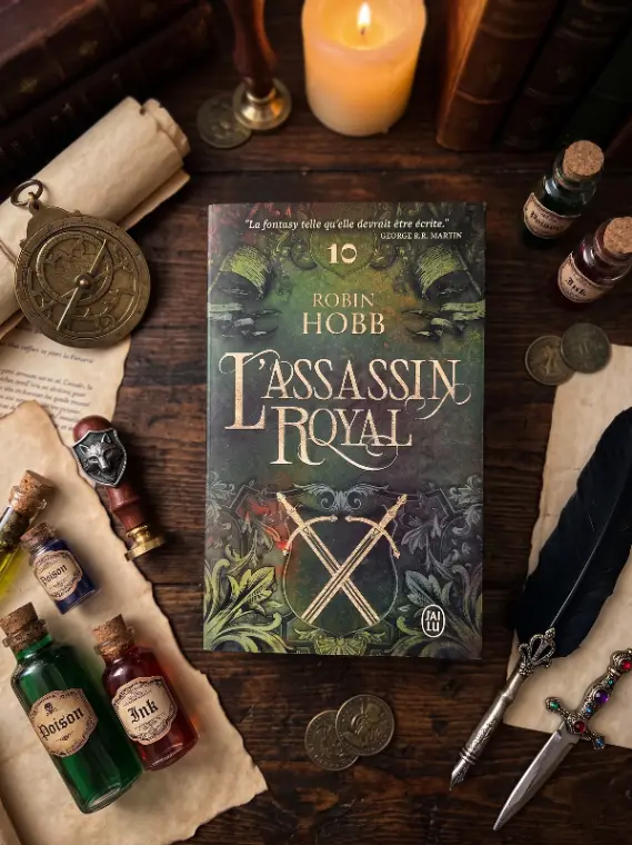 Couverture de L'ASSASSIN ROYAL SERMENTS ET DEUILS Tome 10