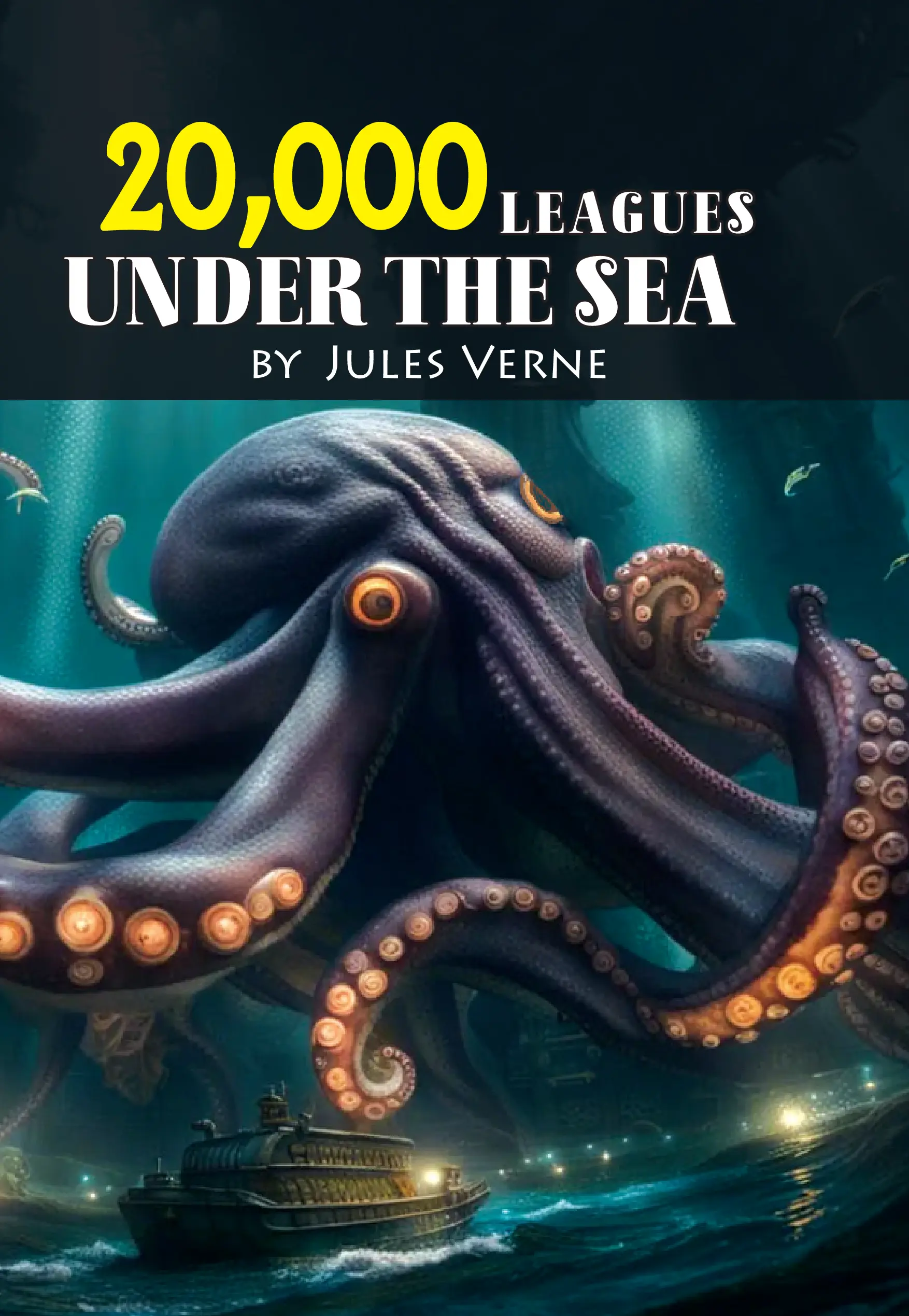 Couverture de 20,000 Leagues Under the Sea