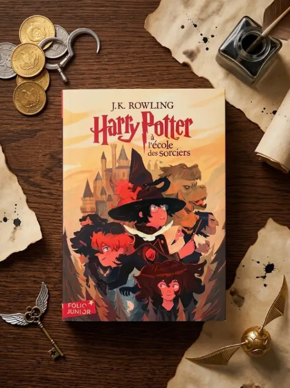 Couverture de HARRY POTTER à l'école des sorciers