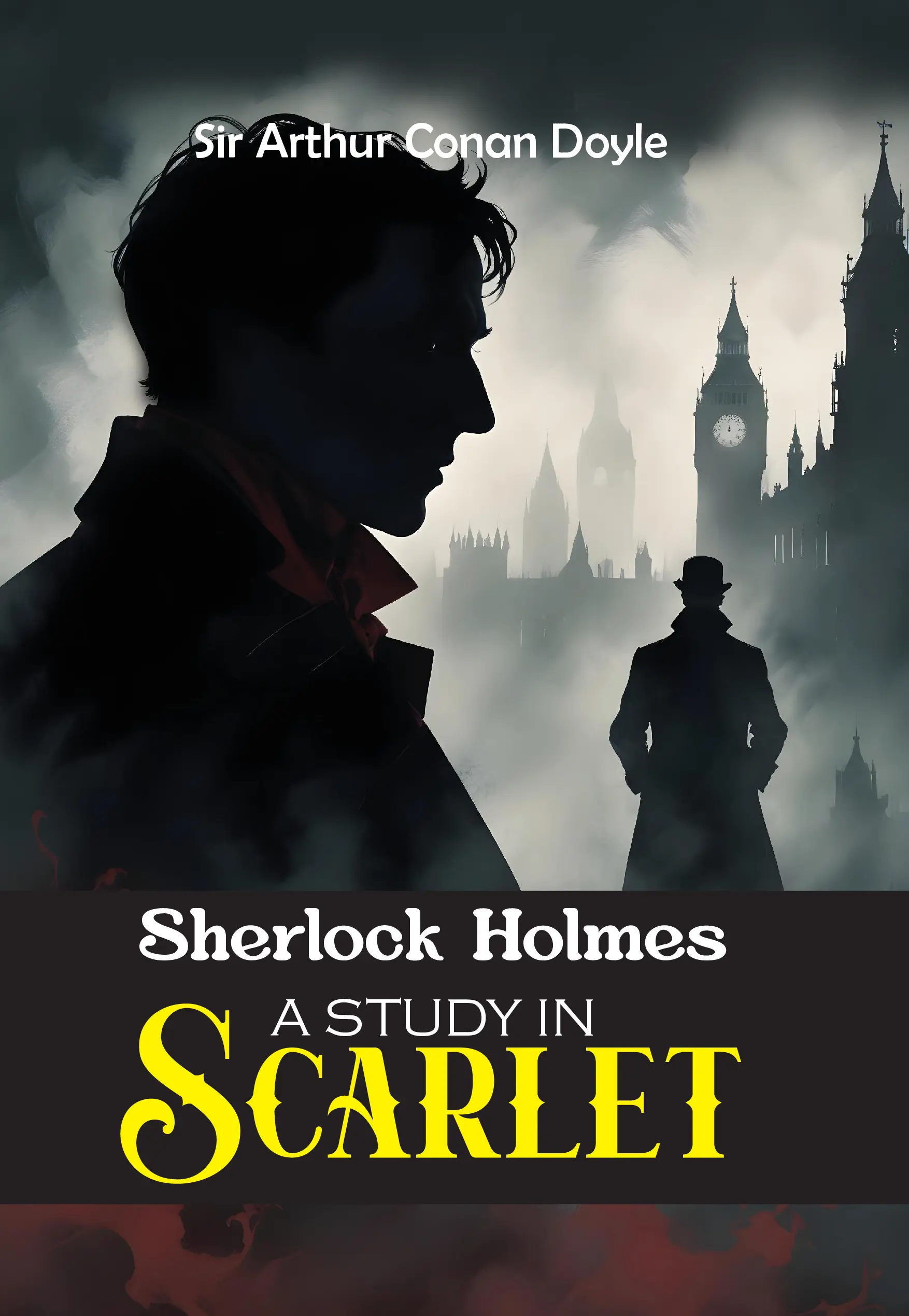 Couverture de A Study in Scarlet