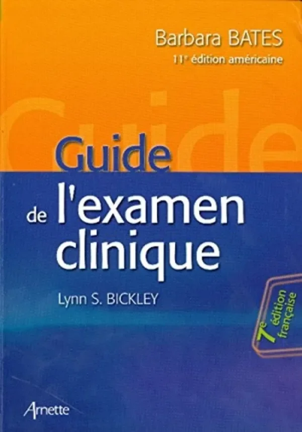 Couverture de Guide de l'examen clinique