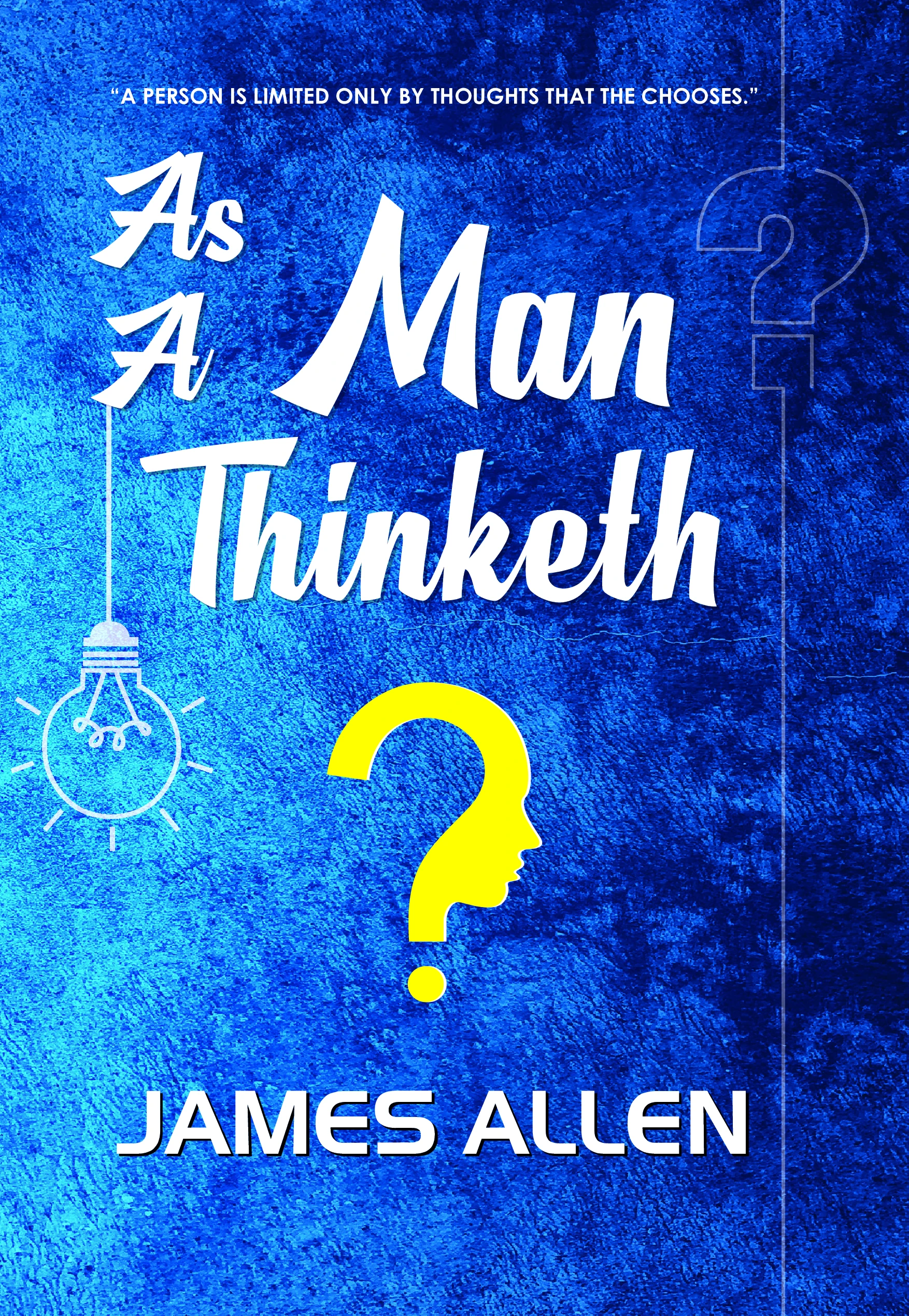 Couverture de As a Man Thinketh