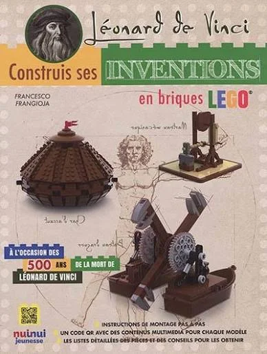 Couverture de Léonard de Vinci - Inventions en briques LEGO